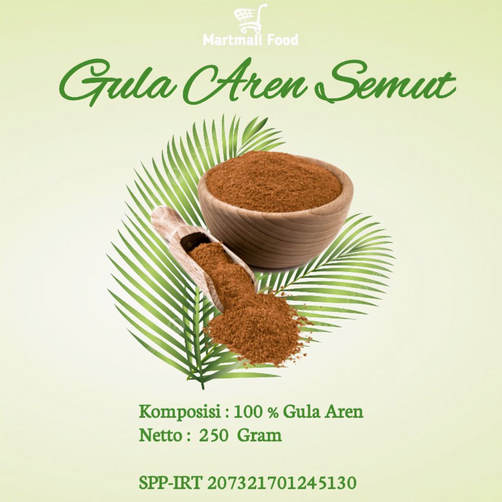 

Gula Semut Aren Isi 250 Gram Falm Sugar