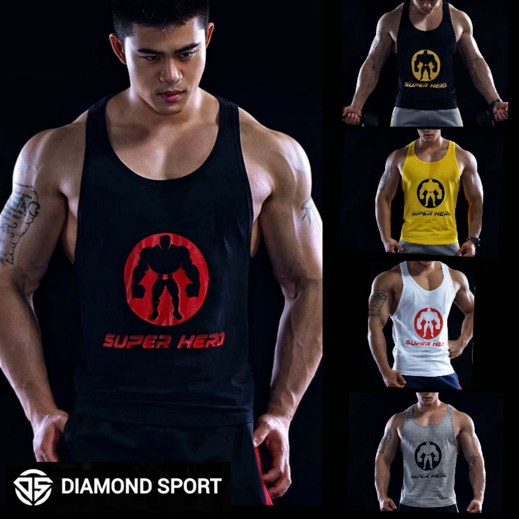 SINGLET GYM PRIA/SINGLET GYM PRIA FITNESS/KAOS OLAHRAGA SINGLET PRIA/KAOS SINGLET OLAHRAGA PRIA/SING