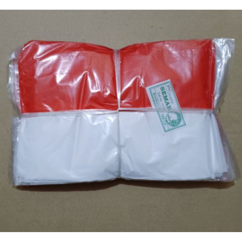 (1 paket)Bendera semar/bendera plastik merek semar/bendera/tali rami/benang nilon/bendera merah puti