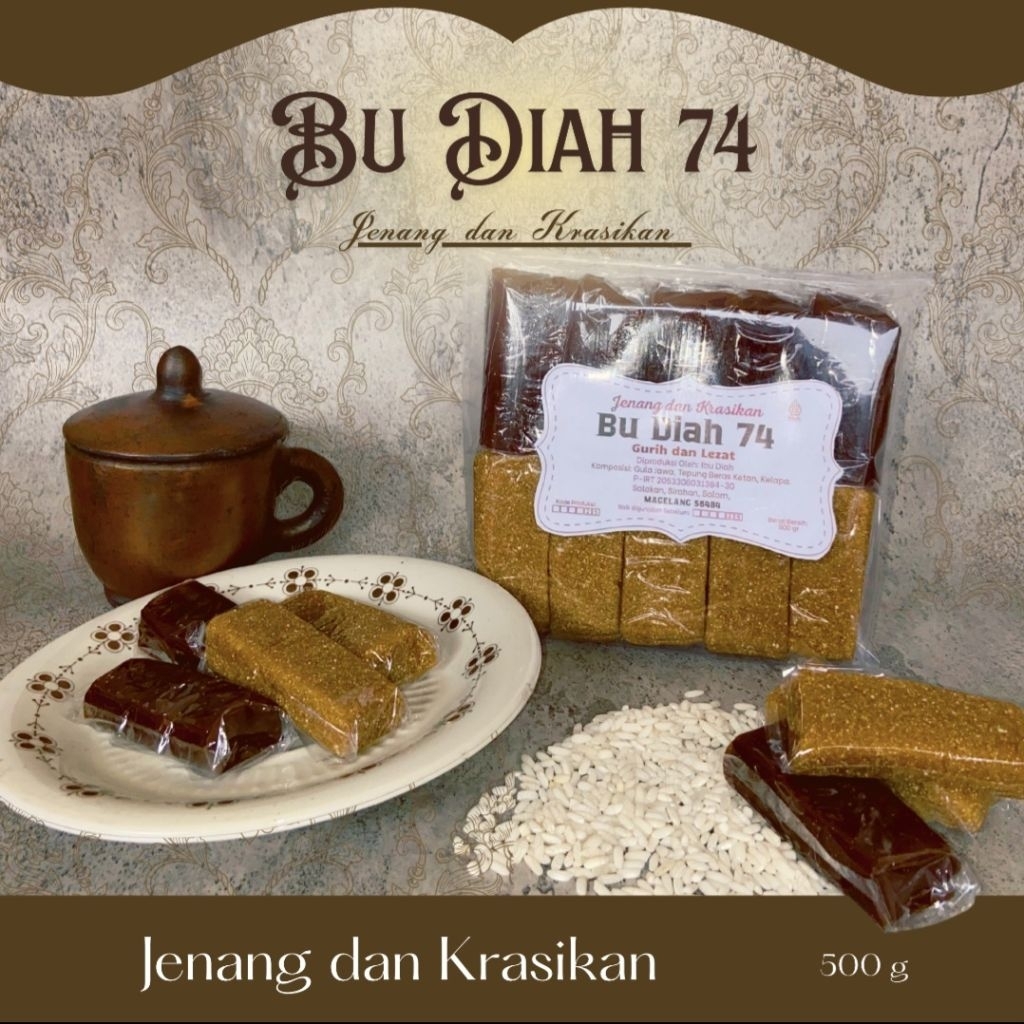 

Jenang dan Krasikan 500 gram isi 20 pcs