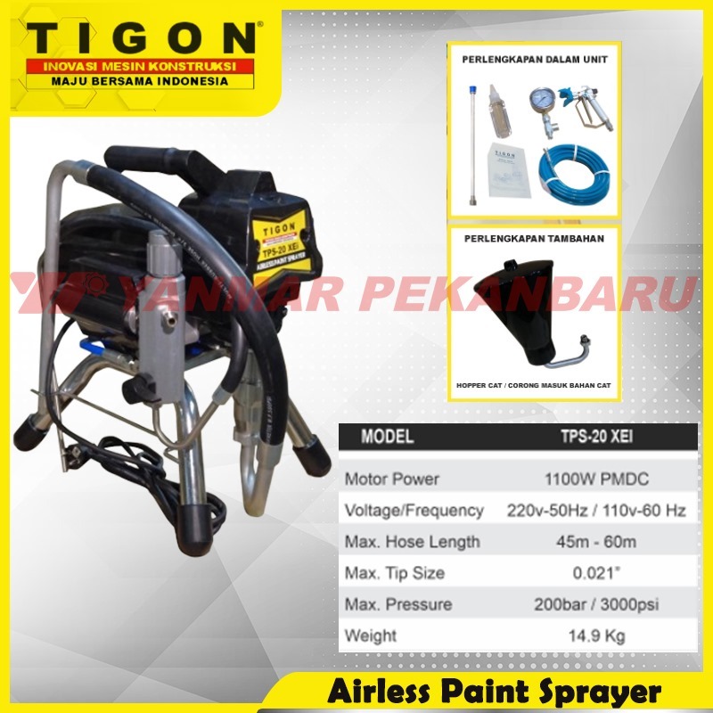 Sprayer Cat Elektrik Tanpa Angin / Airless Sprayer TIGON TPS 20 XEI