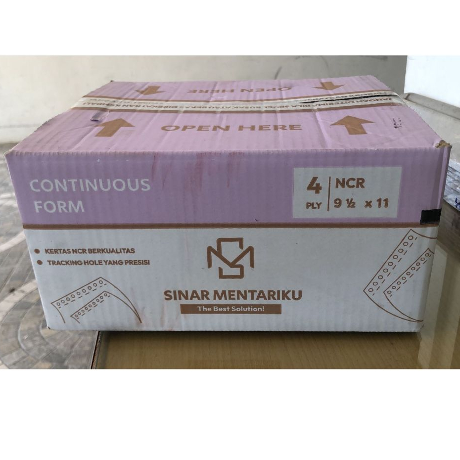 

4 Ply Kertas Continuous Form Sinar Mentariku 9 1/2" X 11