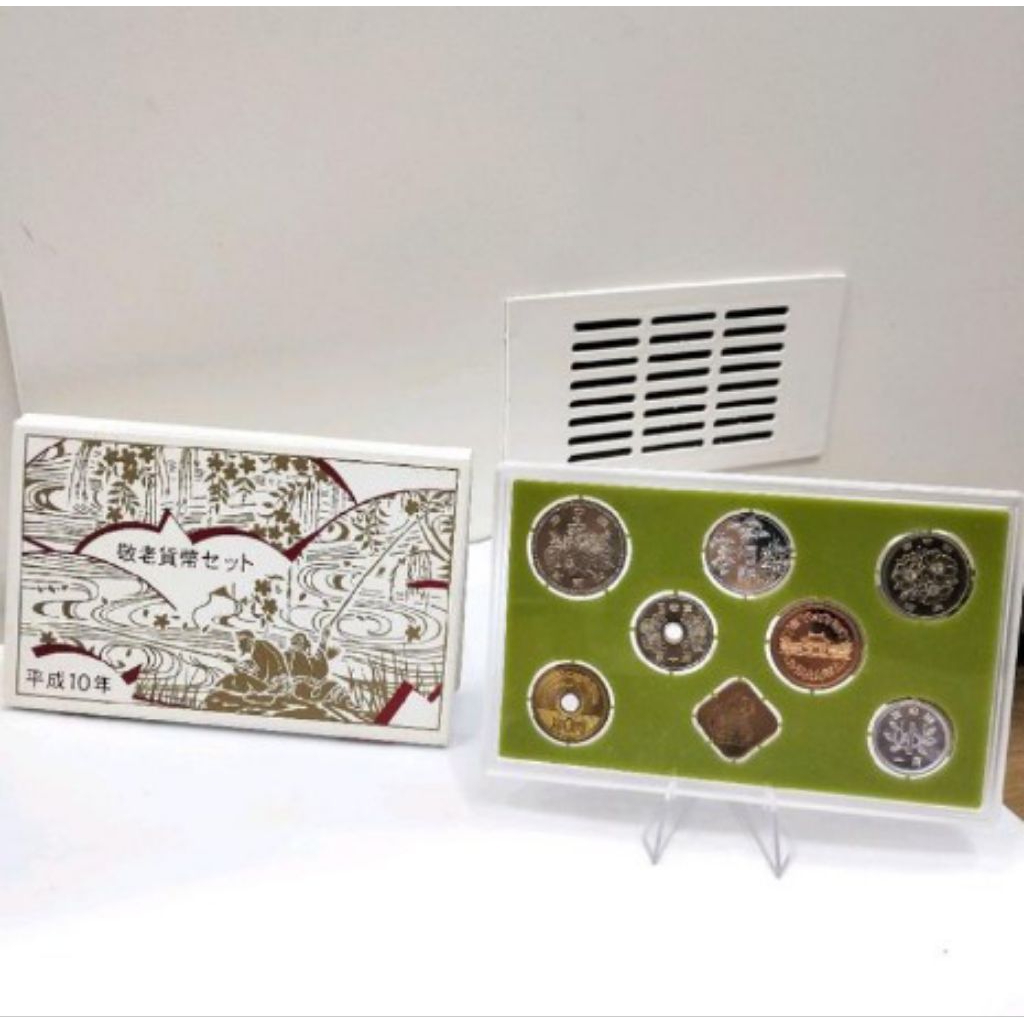Koin Set Perak Jepang Seri Respect For The Aged Tahun 1998 Shio Macan Japan Mint
