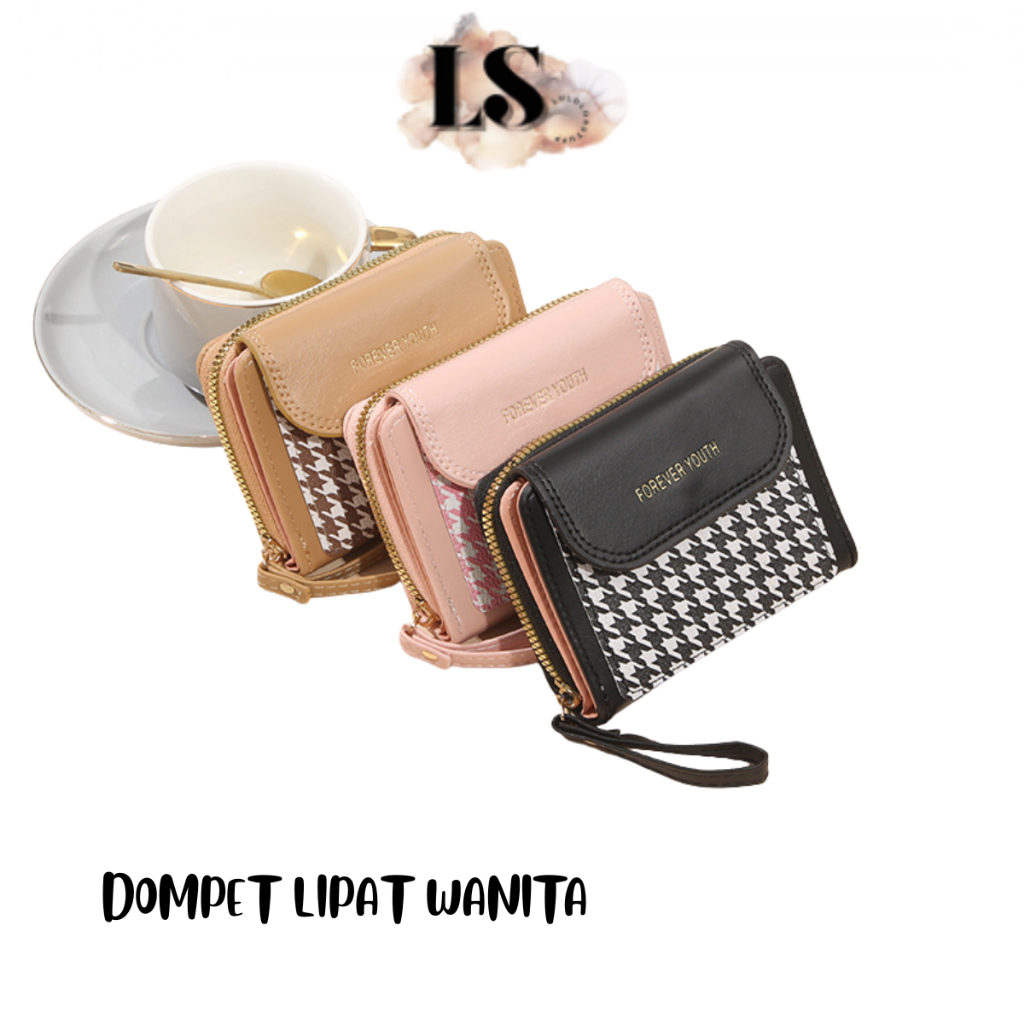 LS - DOMPET LIPAT WANITA 881 DOMPET MINI DOMPET KECIL DOMPET KOIN DOMPET LUCU DOMPET PENDEK