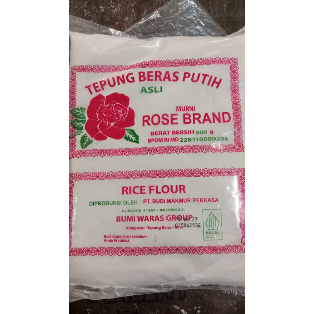 

Tepung Beras rose brand 500gr