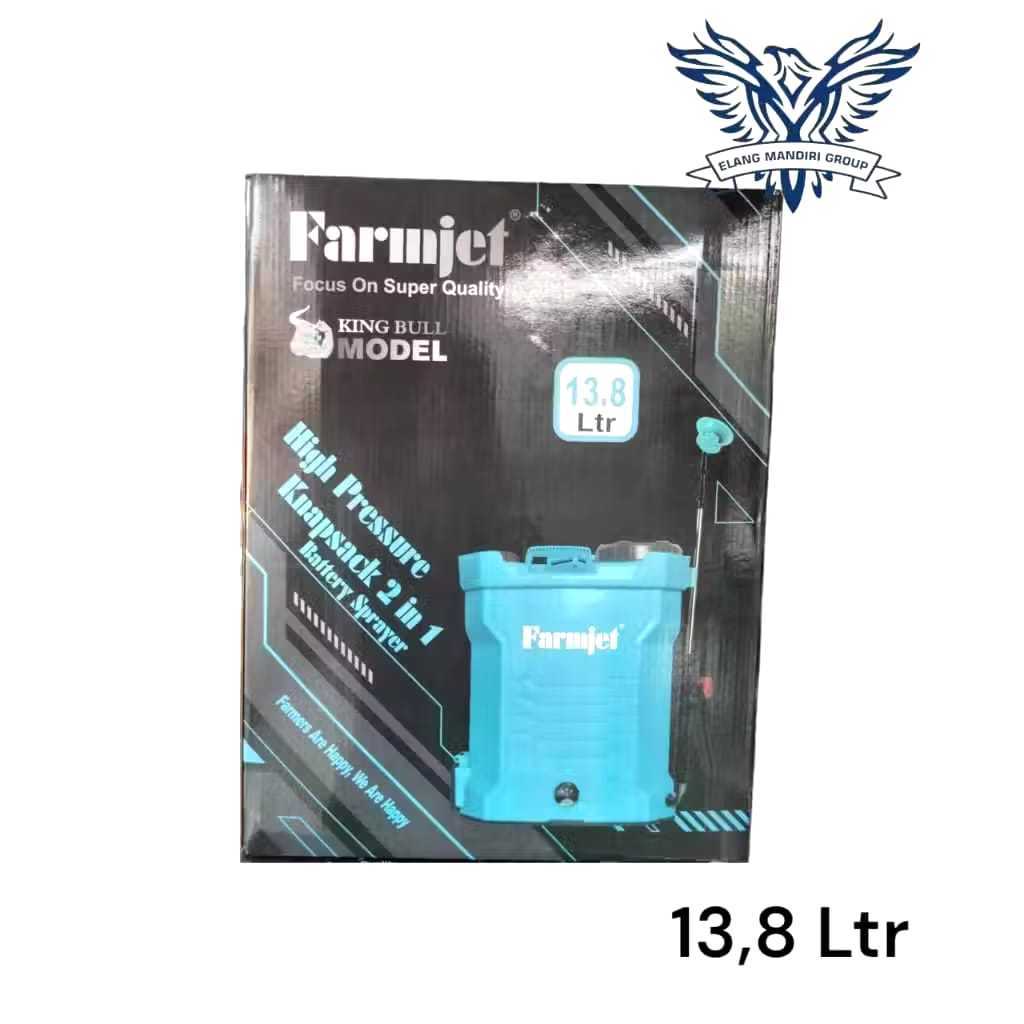 Sprayer 2in1 Farmjet 13.8 Liter Alat Semprotan manual dan elektrik