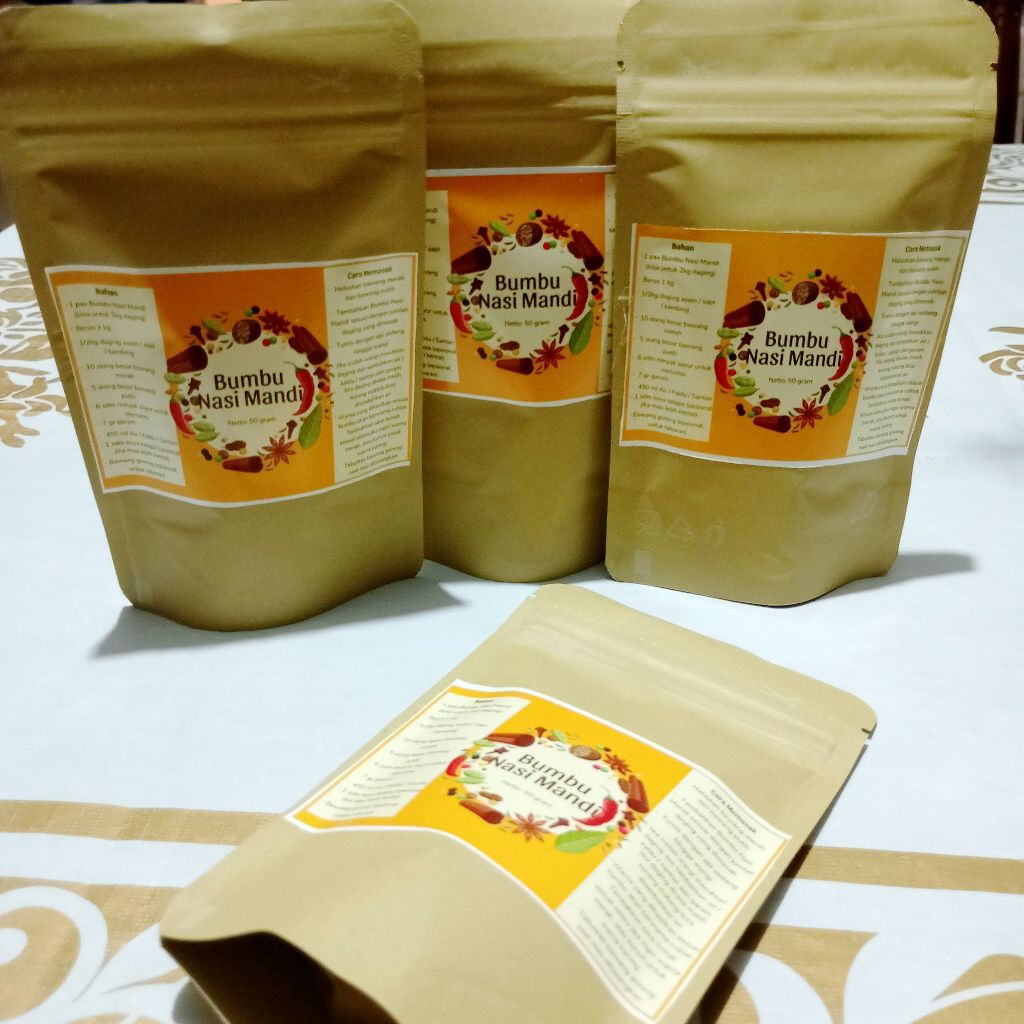 

bumbu nasi mandhi khas arab serbuk kering