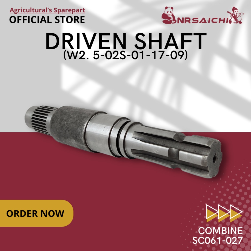 Driven Shaft Combine Drive Sahft Sparepart untuk Combine Harvester MAXXI BIMO 102 | nrsaichi
