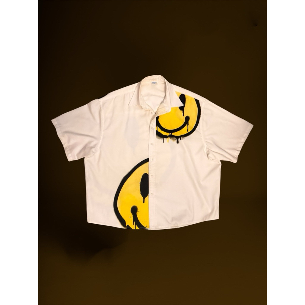 preloved kemeja smile oversized onpoint streetwear