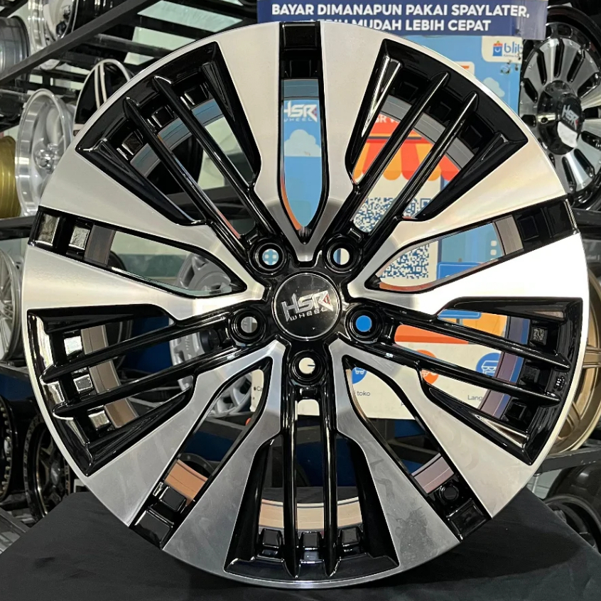 Velg Toyota Alphard Ring 18 Black Polish Original Hsr Fairmon