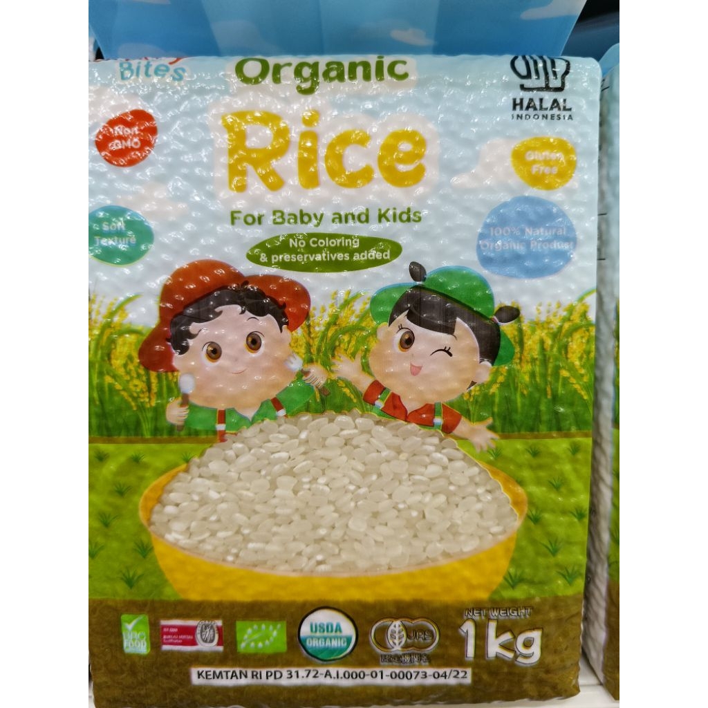 

Beras / Organic Rice For Baby & Kids (1 kg) / Bks