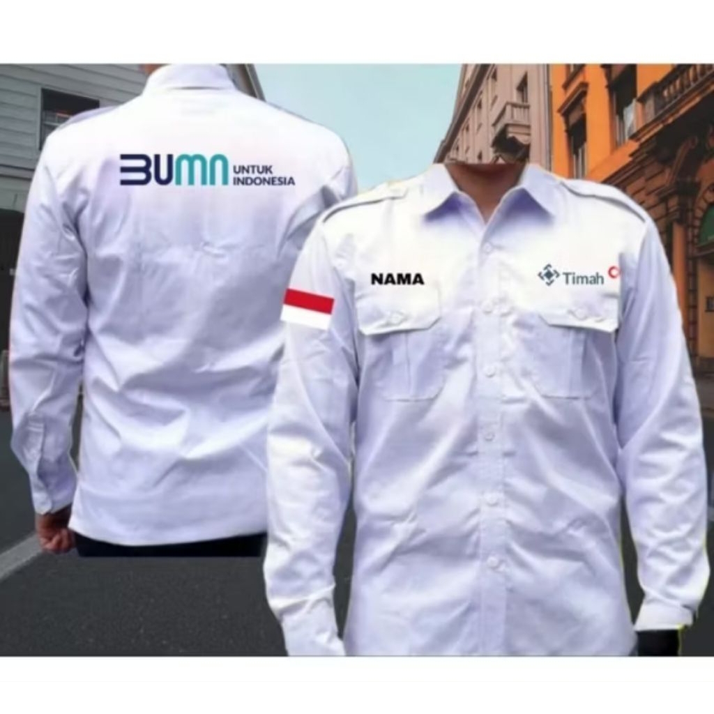 Kemeja PT Timah Baju PT Timah Seragam PT Timah Pdh PT Timah Kemeja Kerja PT Timah Baju Kerja PT Tima