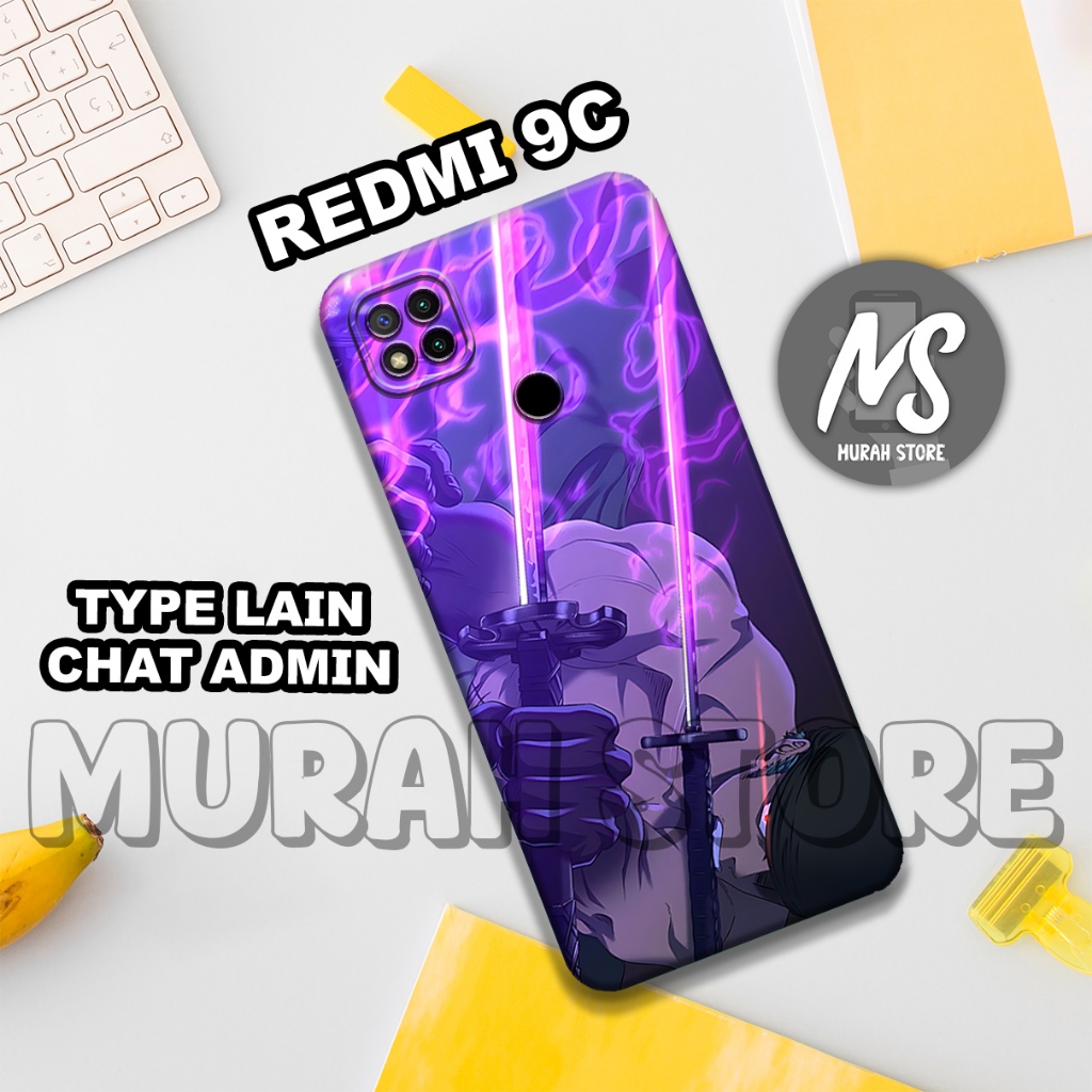 Softcase Karet REDMI 9C/MS4/Motif ANIME/Case REDMI 9C/Silikon REDMI 9C