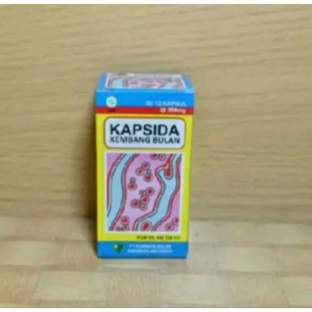 kapsul kapsida kembang bulan untuk membantu membunuh bakteri dan gatal-gatal