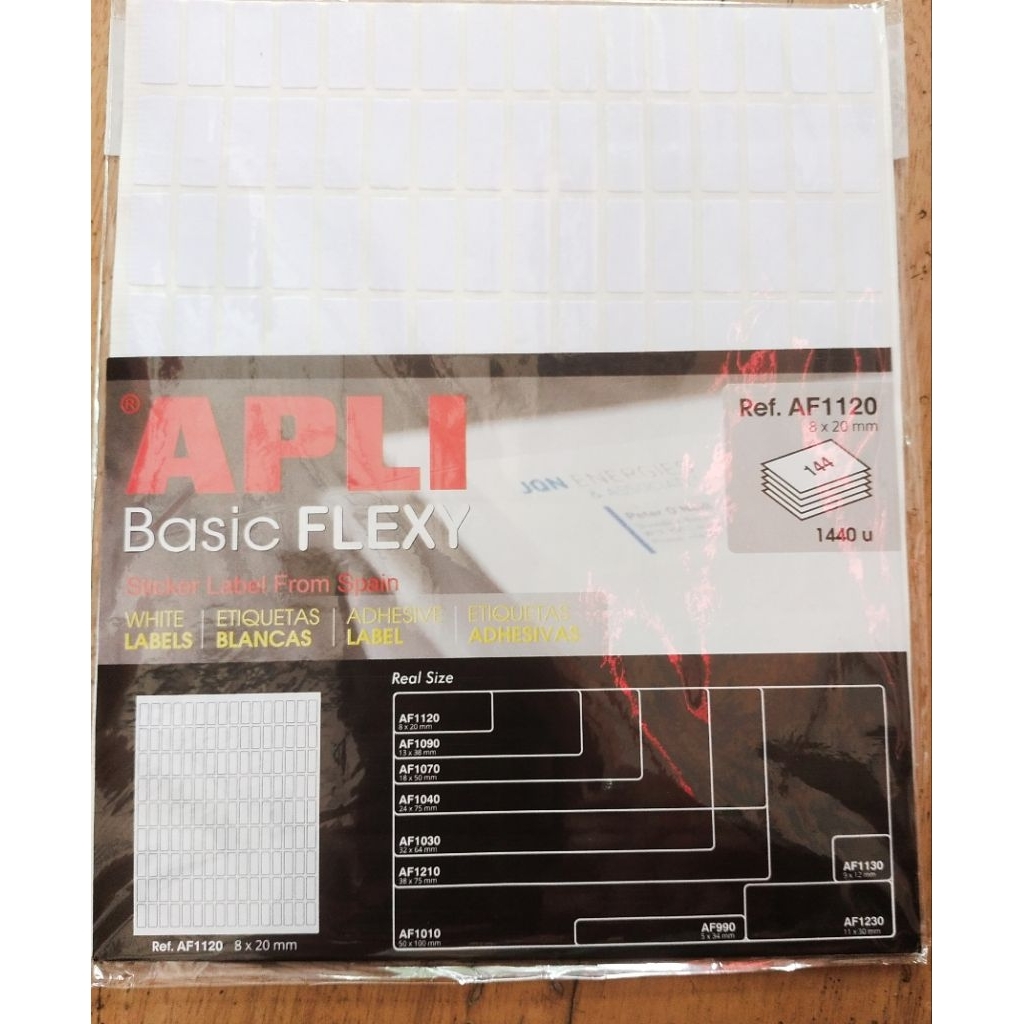 

[1 Pack] Label Harga No.112 APLI Basic FLEXY (isi 10)