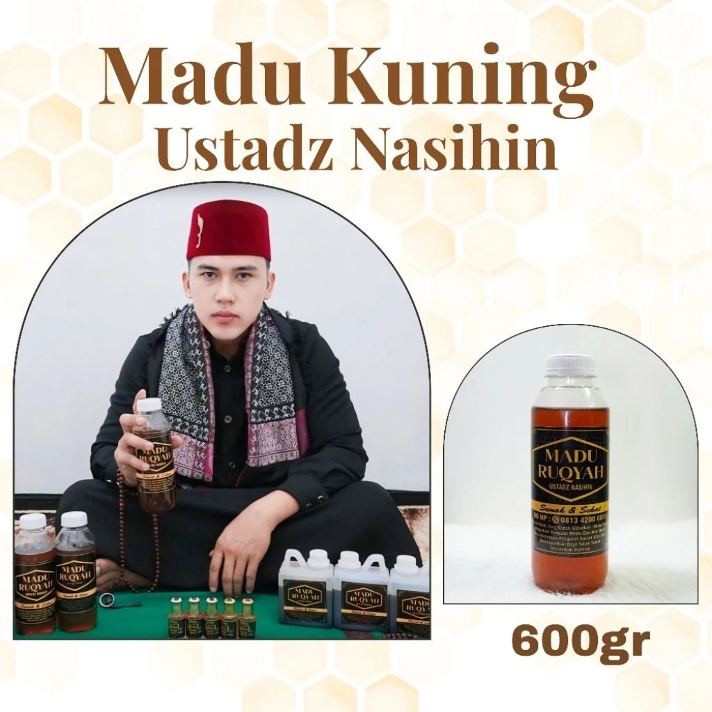 

600gr !!! Madu Kuning Nasihin Madu Asli Nasihin Original
