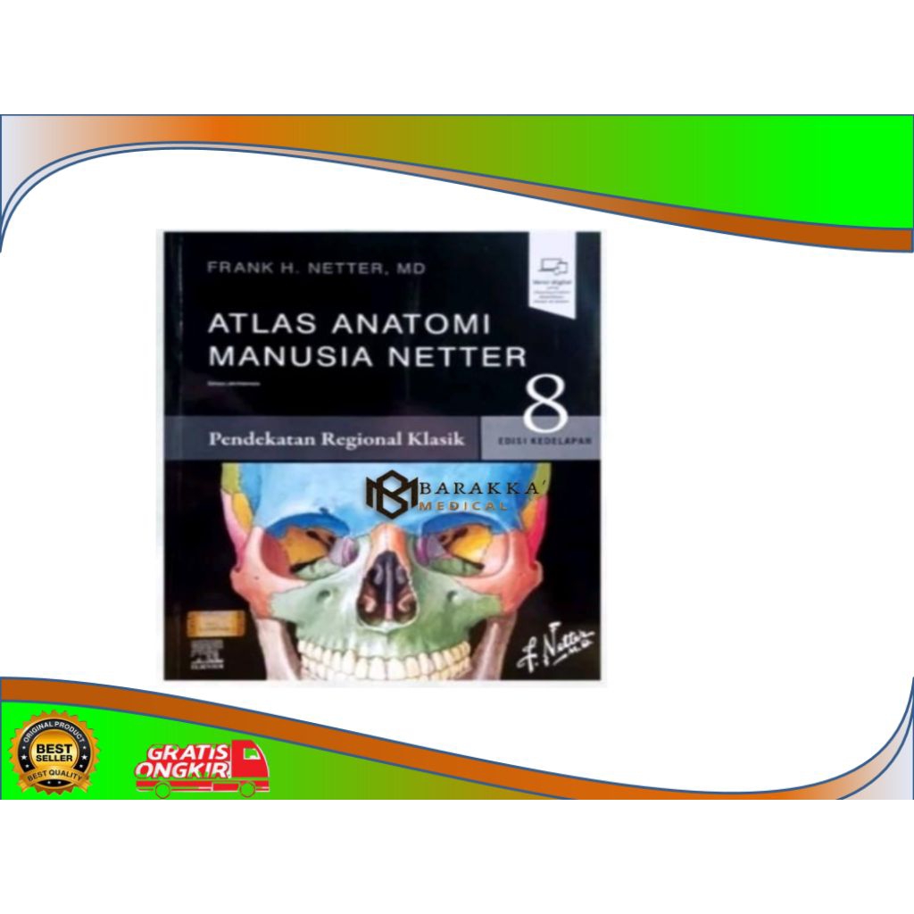 Atlas Anatomi Netter Edisi 8 - Frank H. Netter Original