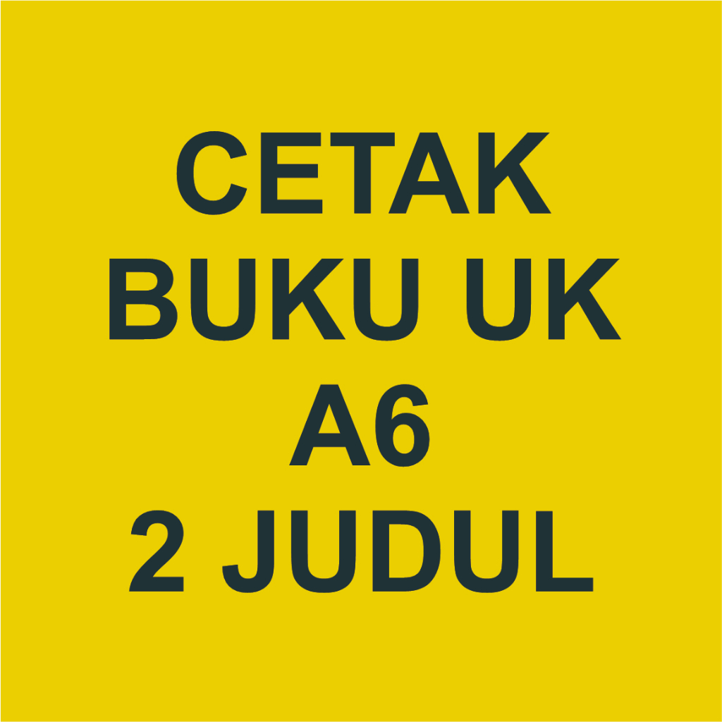 

CETAK BUKU UK A6 2 JUDUL