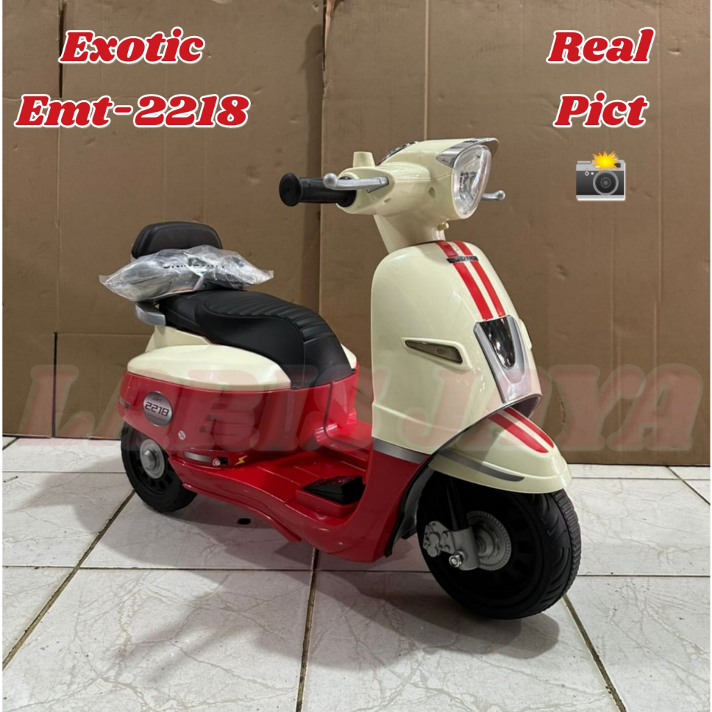 MOTOR AKI ANAK VESPA EXOTIC 2218 BY EXOTIC EMT-2218 TERBARU