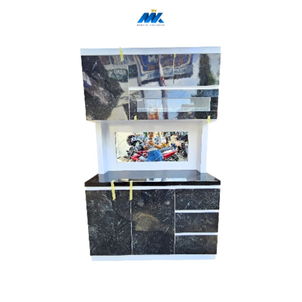 RAK DAPUR HPL / RAK PIRING HPL PENYIMPANAN LUAS