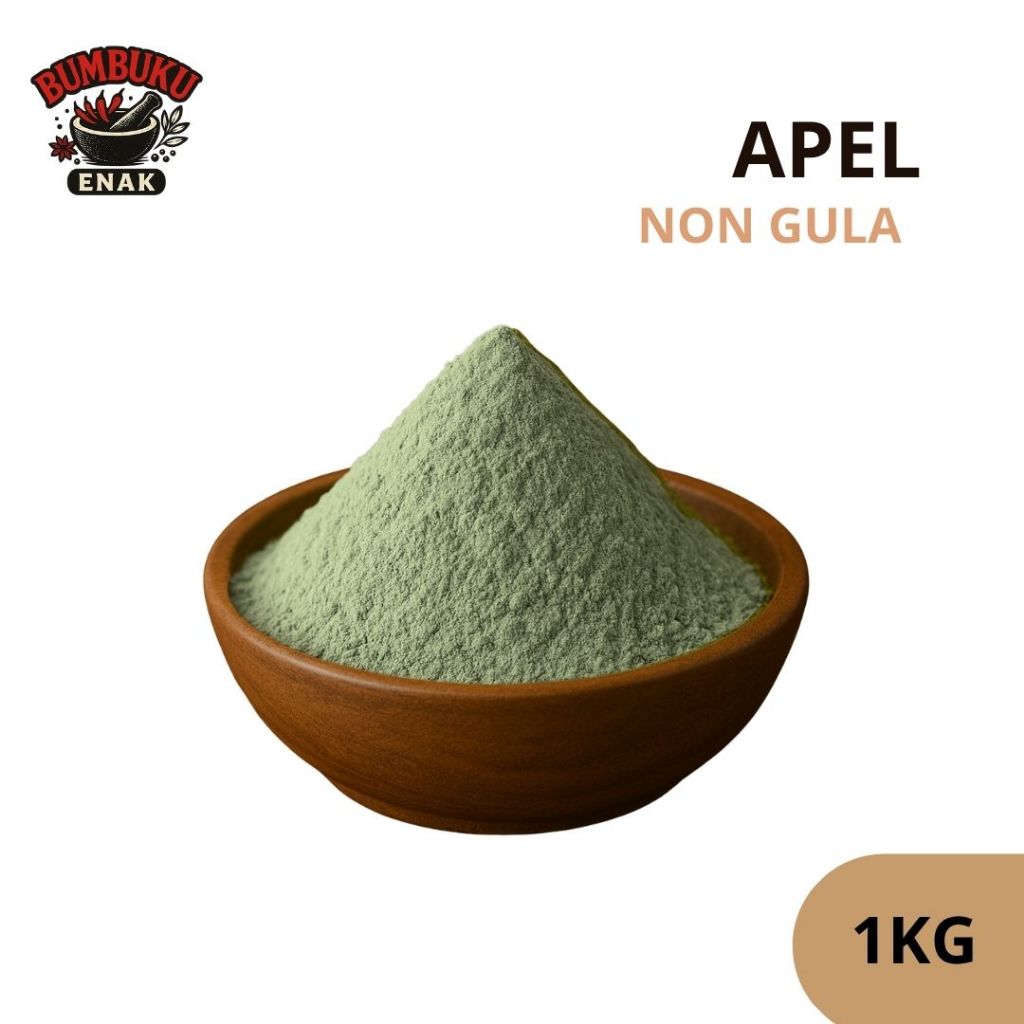 

Bubuk Apel Non Gula 1KG – Bumbu Tabur Minuman Rasa Buah Segar Tanpa Pemanis, Cocok untuk Diet & Usaha F&B
