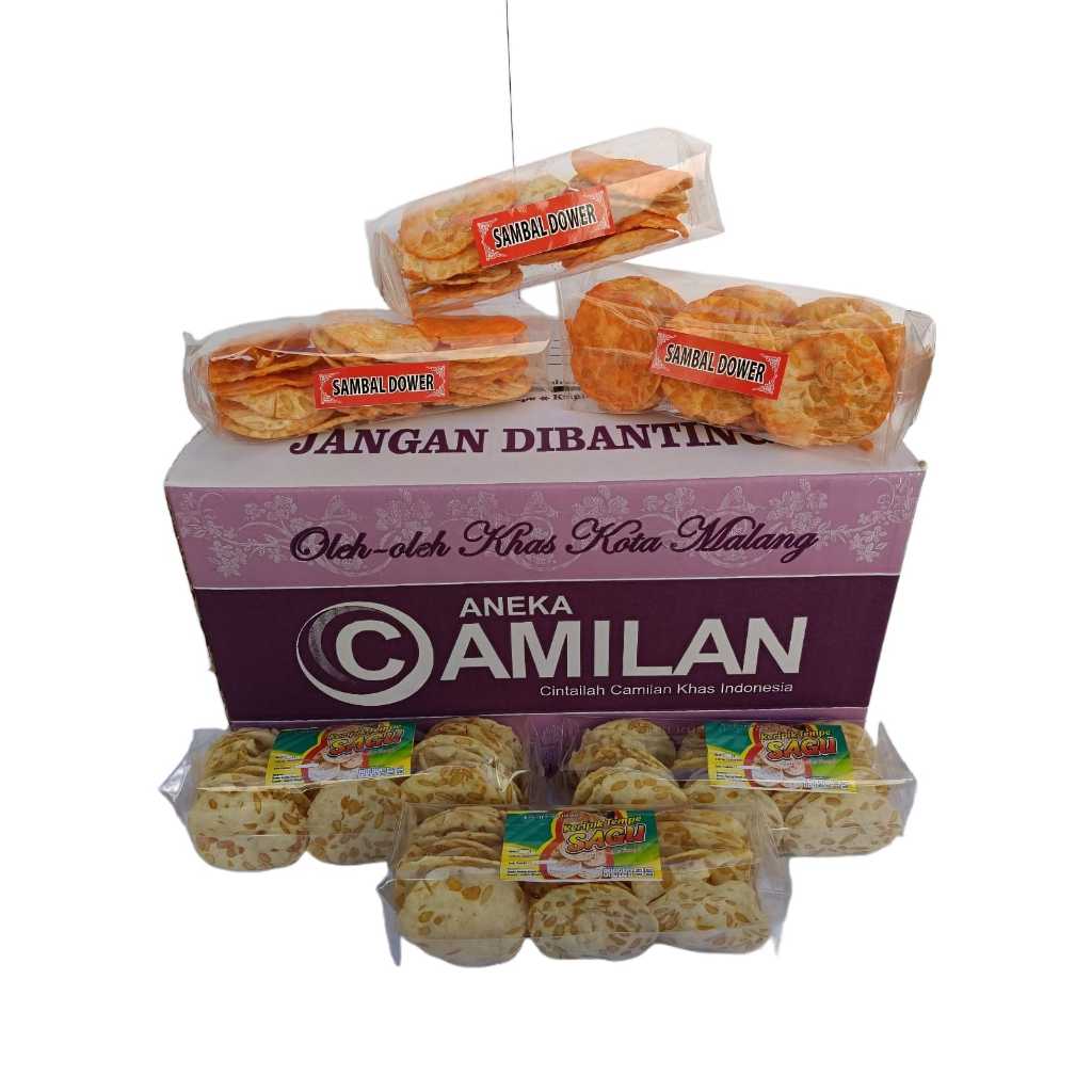 

[PAKET GACOR Isi 15] Keripik Tempe Sagu | Oleh-Oleh Khas Malang
