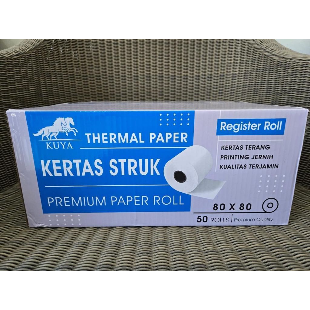 

Kertas Thermal Kertas Struk Merk Kuya Register Roll per DUS