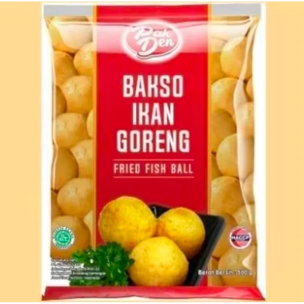 

Bakso ikan goreng Pak Den 500 gram