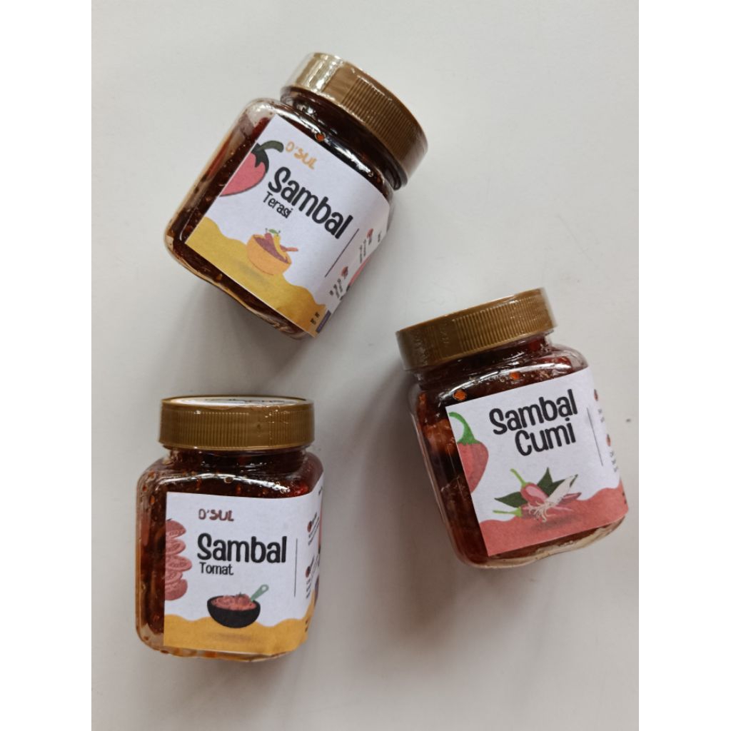

Sambal D’SUL Aneka Rasa – Cumi, Bawang, Ijo, Teri, Kacang, Geprek dll