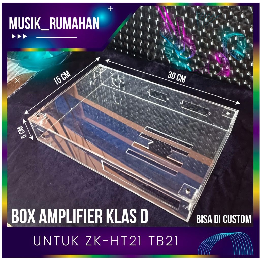 Box amplifier klas D Zk-HT21 15x30x5cm