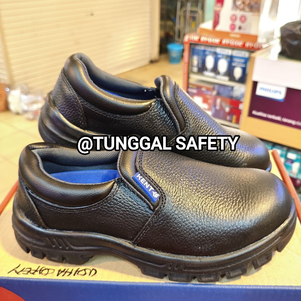 Sepatu Safety Kent Papua Black / Shoes Safety Kent Papua Original promo