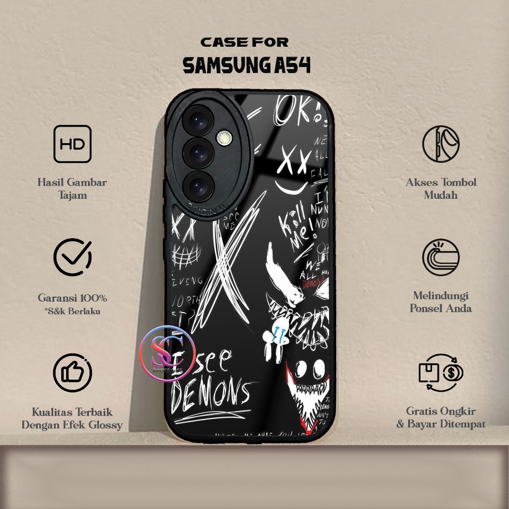 Case SAMSUNG A54 - SOFTCASE GLOSSY 2D  Samsung a54 - Silikon Hp Samsung - Silicon Hp Samsung - Kessi