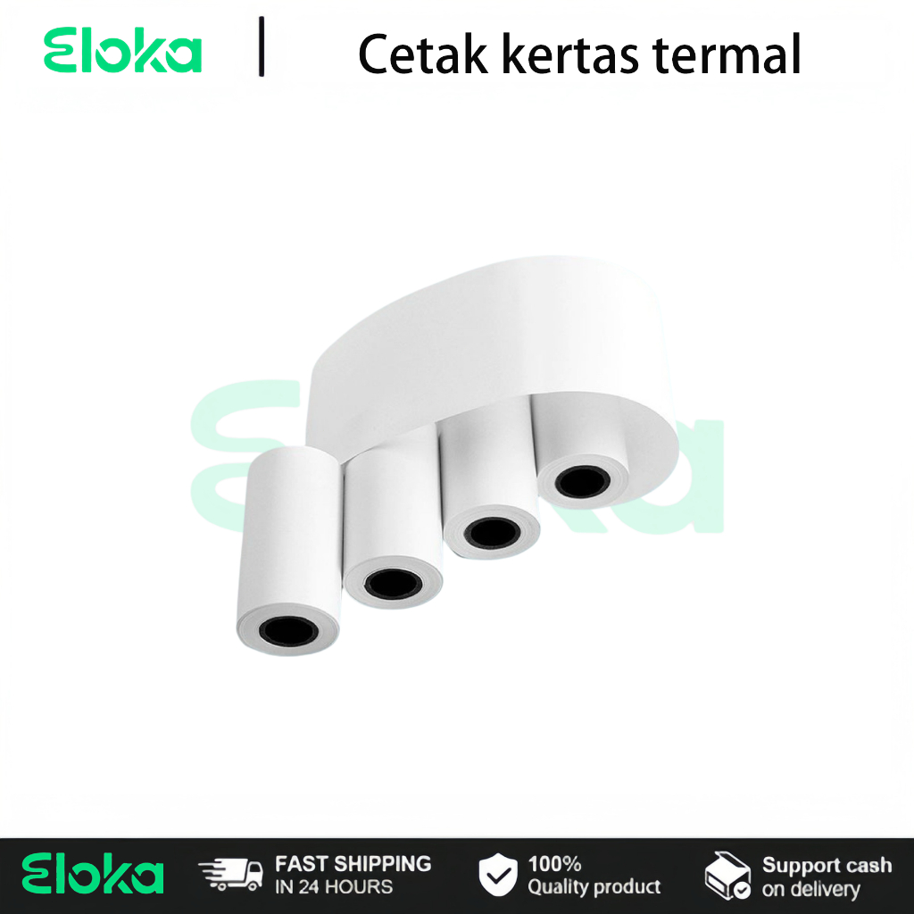 

Eloka Kertas thermal stiker label 77x30 full