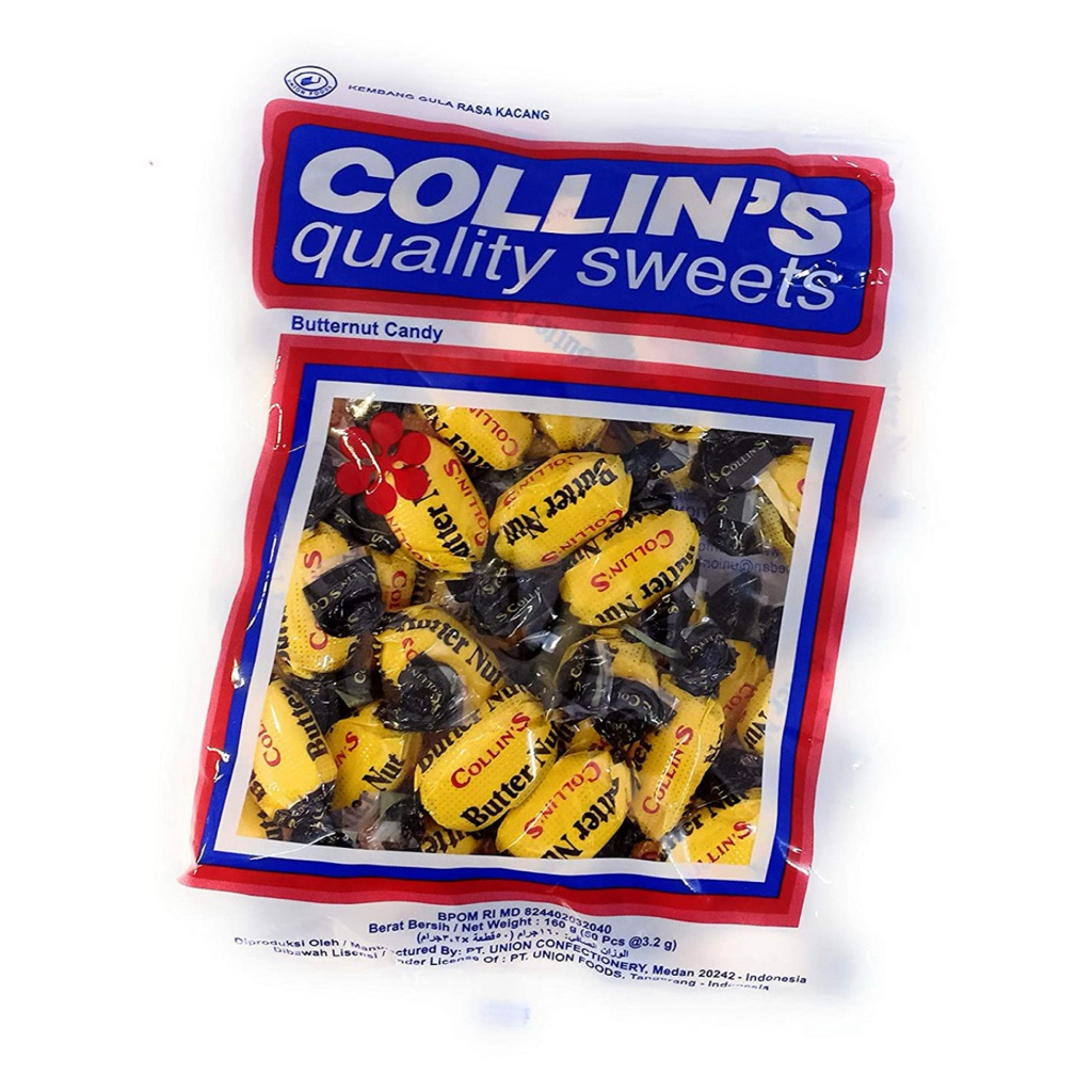 

Permen Collins Butternut 160gr | Collin's Butternut Candy Isi 50 pcs | Permen Jadul Favorit - jadoel_snack
