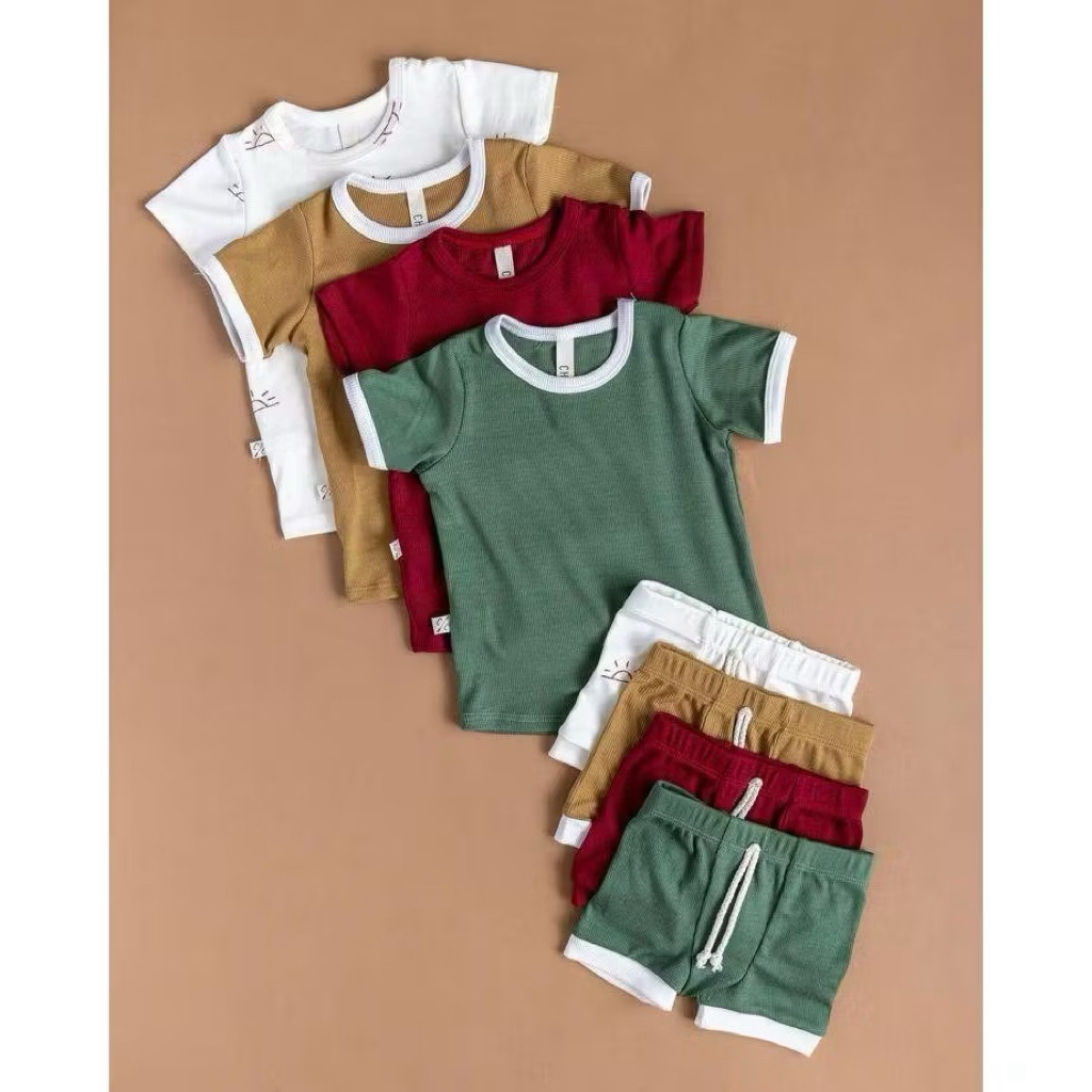 BRAVEKIDS - ONE SET TWO LAYER POLOS ANAK COTTON COMBED 24S FASHION