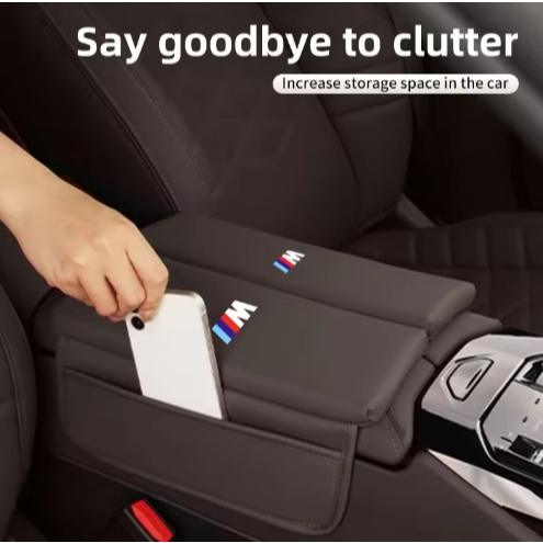 Leather Car Armrest Central Box Height Pad Cushion Support Pad For BMW X1 X3 X4 X5 X7 G20 G38 F20 F3