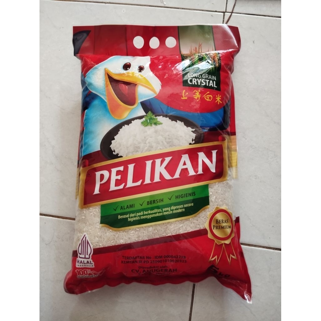 

Beras pelikan 5 kg
