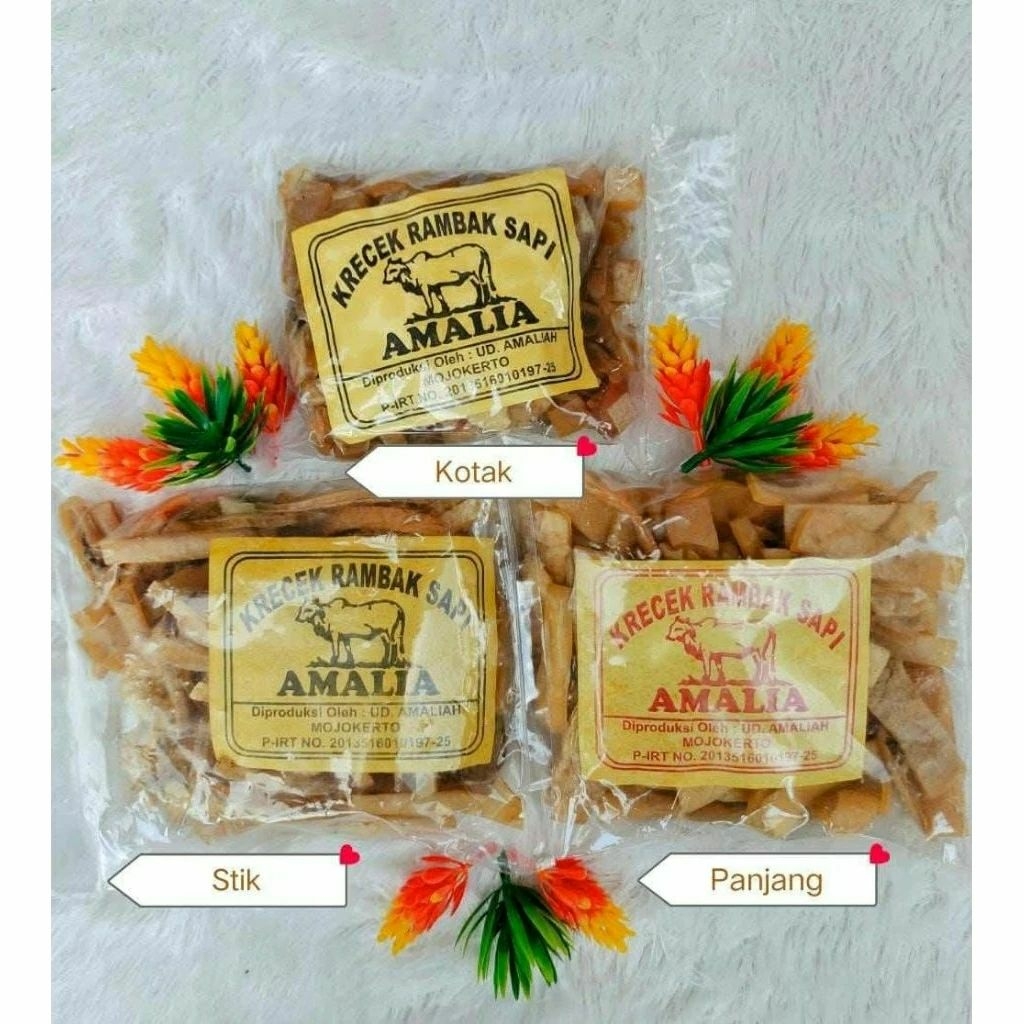 

250gr Krecek Krupuk Rambak Kulit Sapi Amalia Krecek Kulit Sapi Gurih Lezat