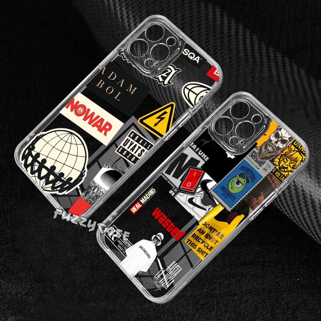 Glossy Clear Transparant Case For VIVO V40 lite Y28 4G Y17S Y20 Y12S Y20S Y12 Y17 Y91C Y1S Y35 Y36 Y