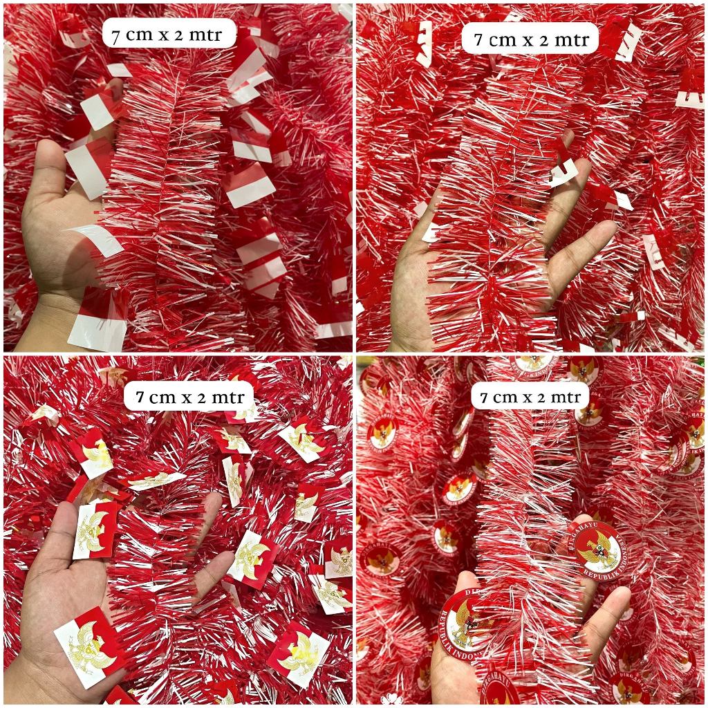 Slinger merah putih Slinger bendera indonesia Rumbai merah putih Slinger RI