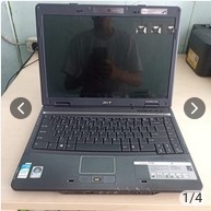 Laptop Acer core2duo 2gb 160gb Minus Batre - Merk Random