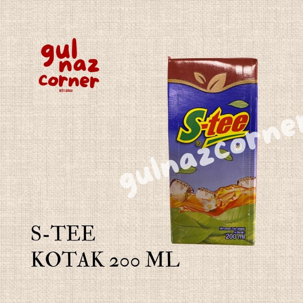 

[FREE BUBBLE WRAP] S-TEE TEH MELATI 200 ML
