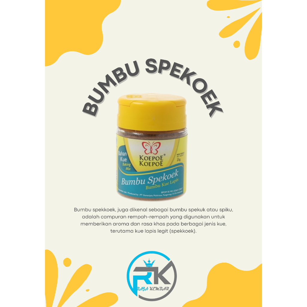 

BUMBU SPEKOEK ASLI ORI 25GR