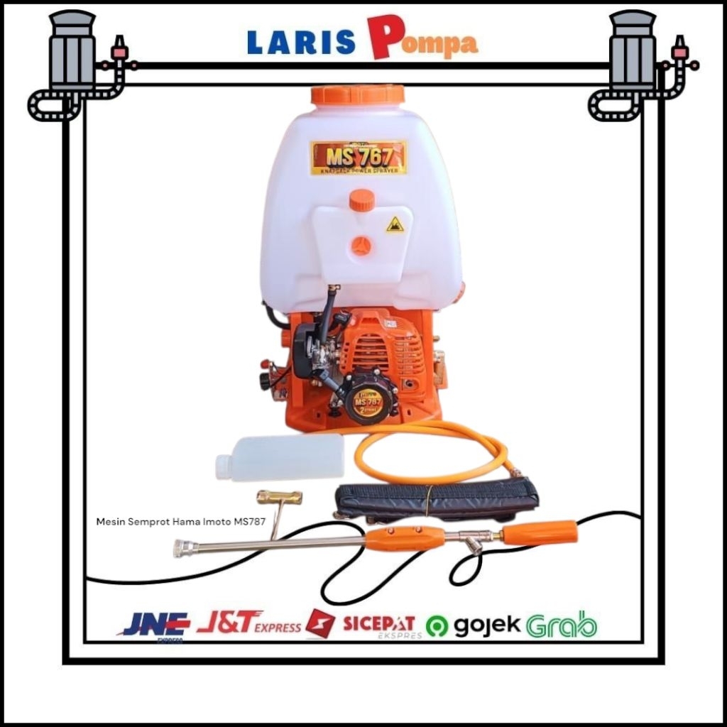 Mesin Semprot Hama Imoto MS767 / Alat Semprot Hama Mesin 2Tak 20Liter Imoto