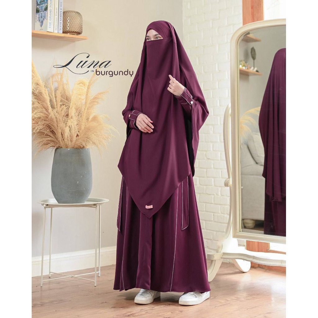 LUNA ABAYA SET SYARI | Abaya set ANTI UV By Citra Syari