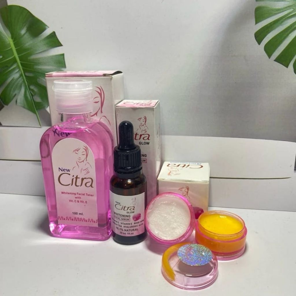 paket cream citra 4in1(cream siang,malam,serum,toner)