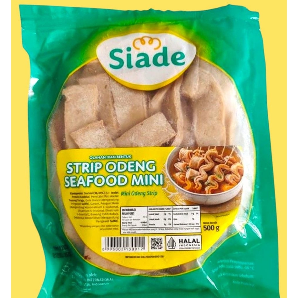 

Strip Mini Odeng Seafood 500 Gr "Siade