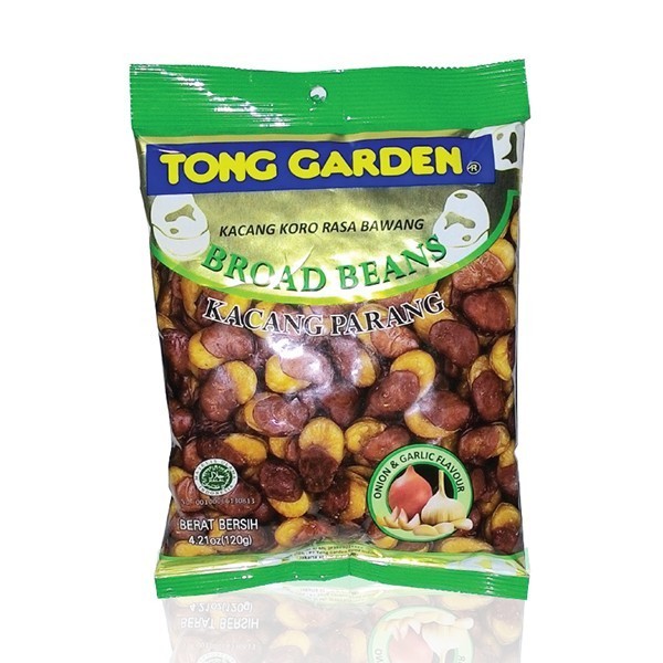 

[oddsolshop] pekanbaru/Tong Garden Broad Beans 120GR Kacang Parang Snack Koro Rasa Bawang