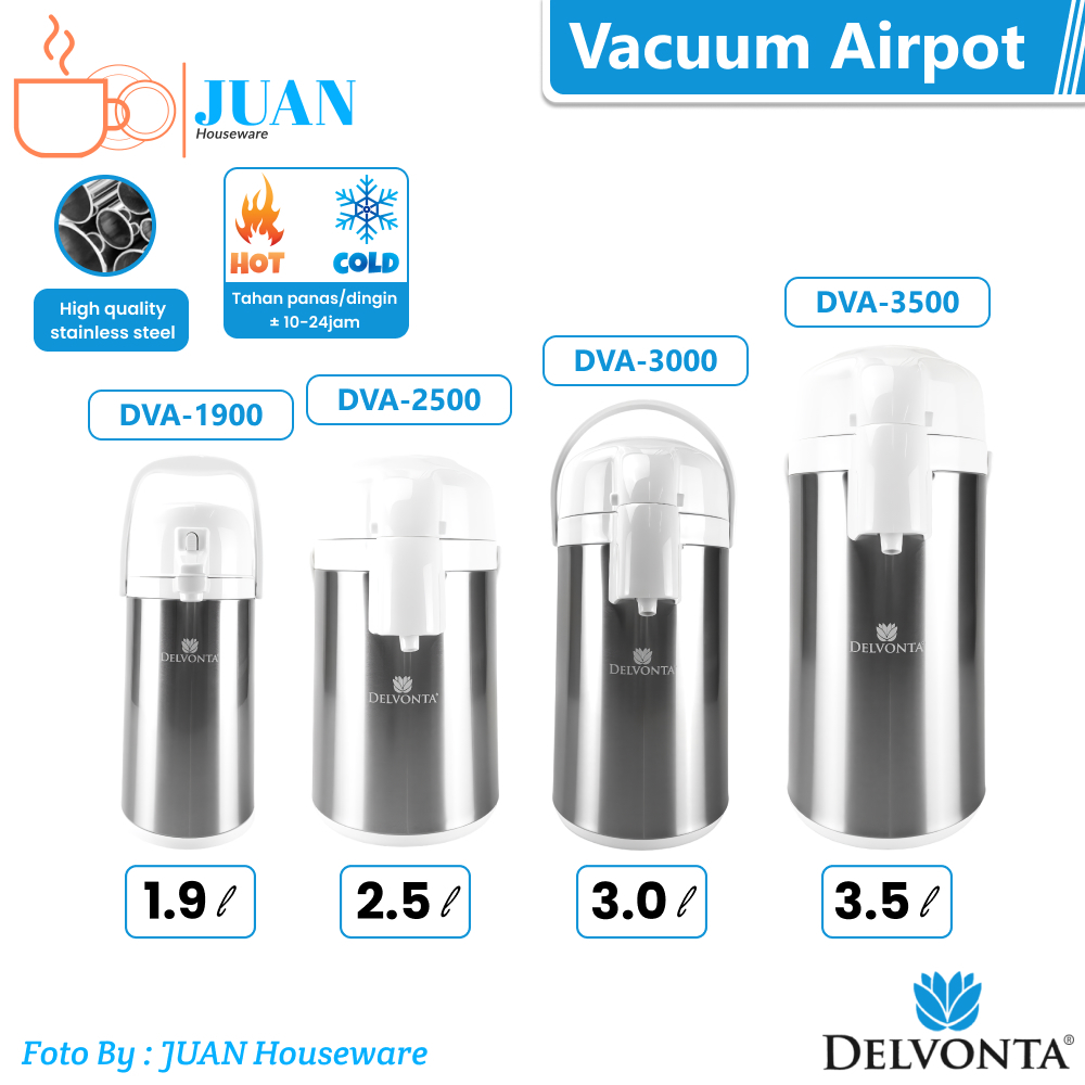 DELVONTA Termos Air Vacum Airpot / Delvonta Termos Air Panas type DVA