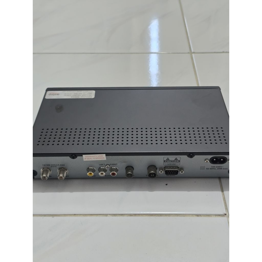 Decoder Astro DSR231/70 Ga Nyala Lengkap Dus Manual Kabel Remote